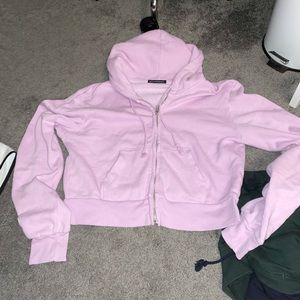 Lilac brandy christal zip up hoodie